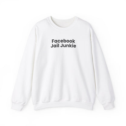 Facebook Jail Junkie Unisex Heavy Blend™ Crewneck Sweatshirt