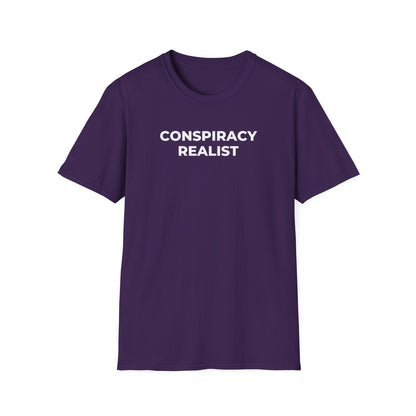 Unisex Soft-Style T-Shirt: "Conspiracy Realist"