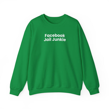 Facebook Jail Junkie Unisex Heavy Blend™ Crewneck Sweatshirt