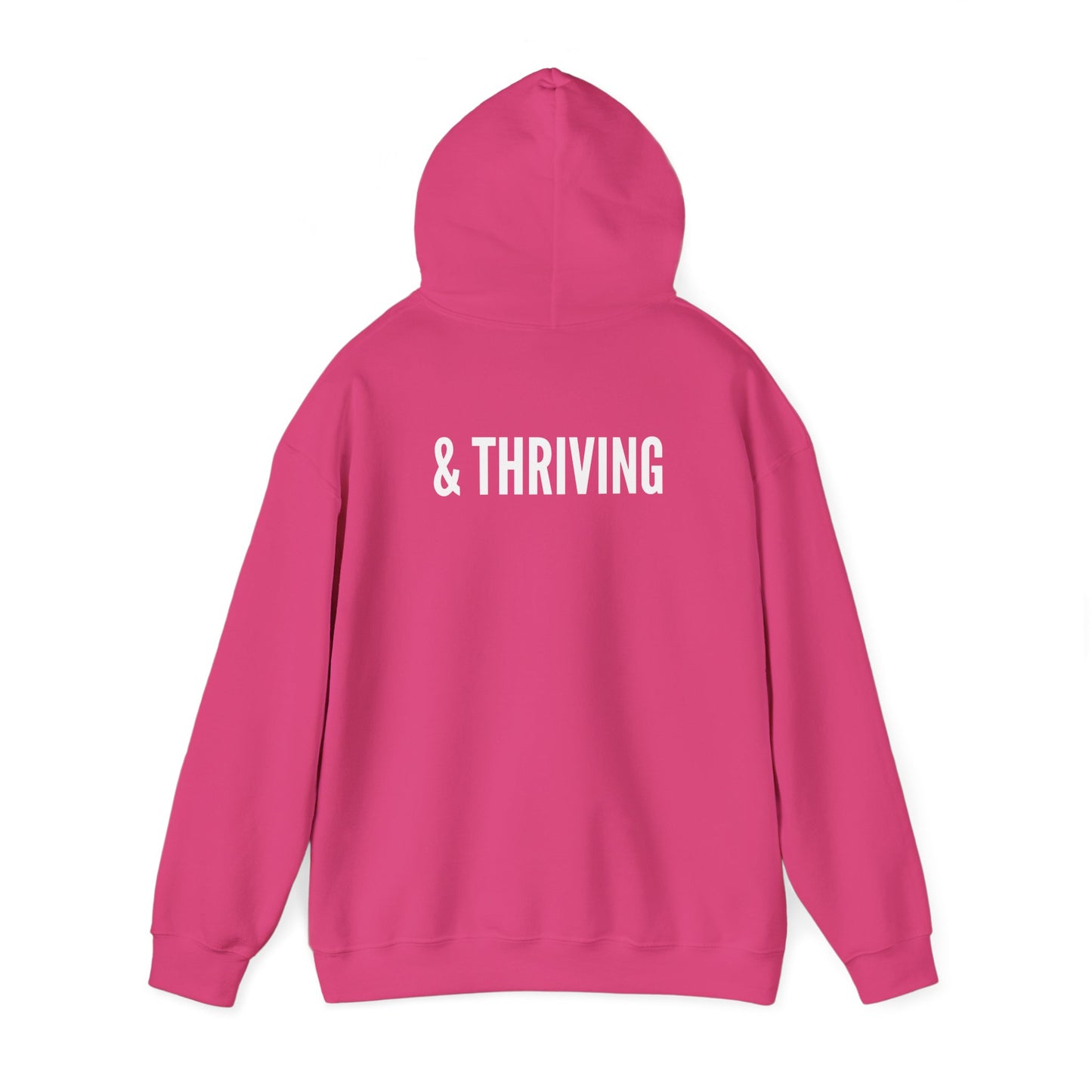 Unisex Heavy Blend™ Hooded Sweatshirt – "Unvaxxed & Thriving Bold"