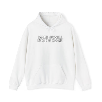 Unisex Heavy Blend™ Hooded Sweatshirt – "Make Orwell Fiction Again"