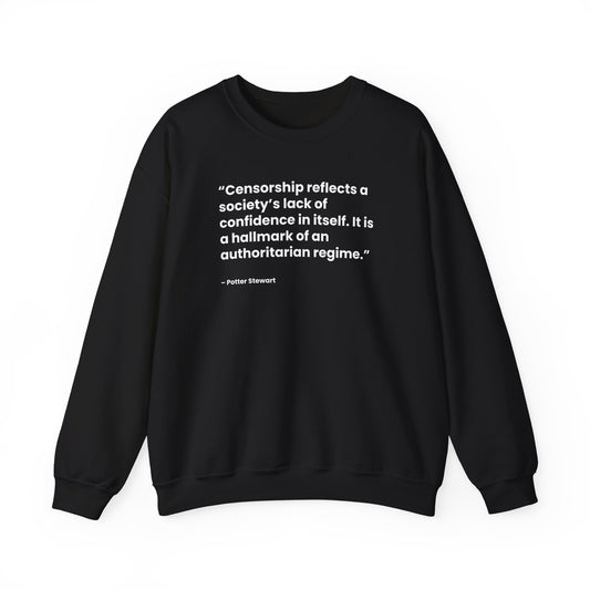 No To Censorship Unisex Heavy Blend™ Crewneck Sweatshirt