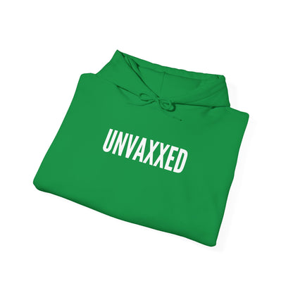 Unisex Heavy Blend™ Hooded Sweatshirt – "Unvaxxed & Thriving Bold"