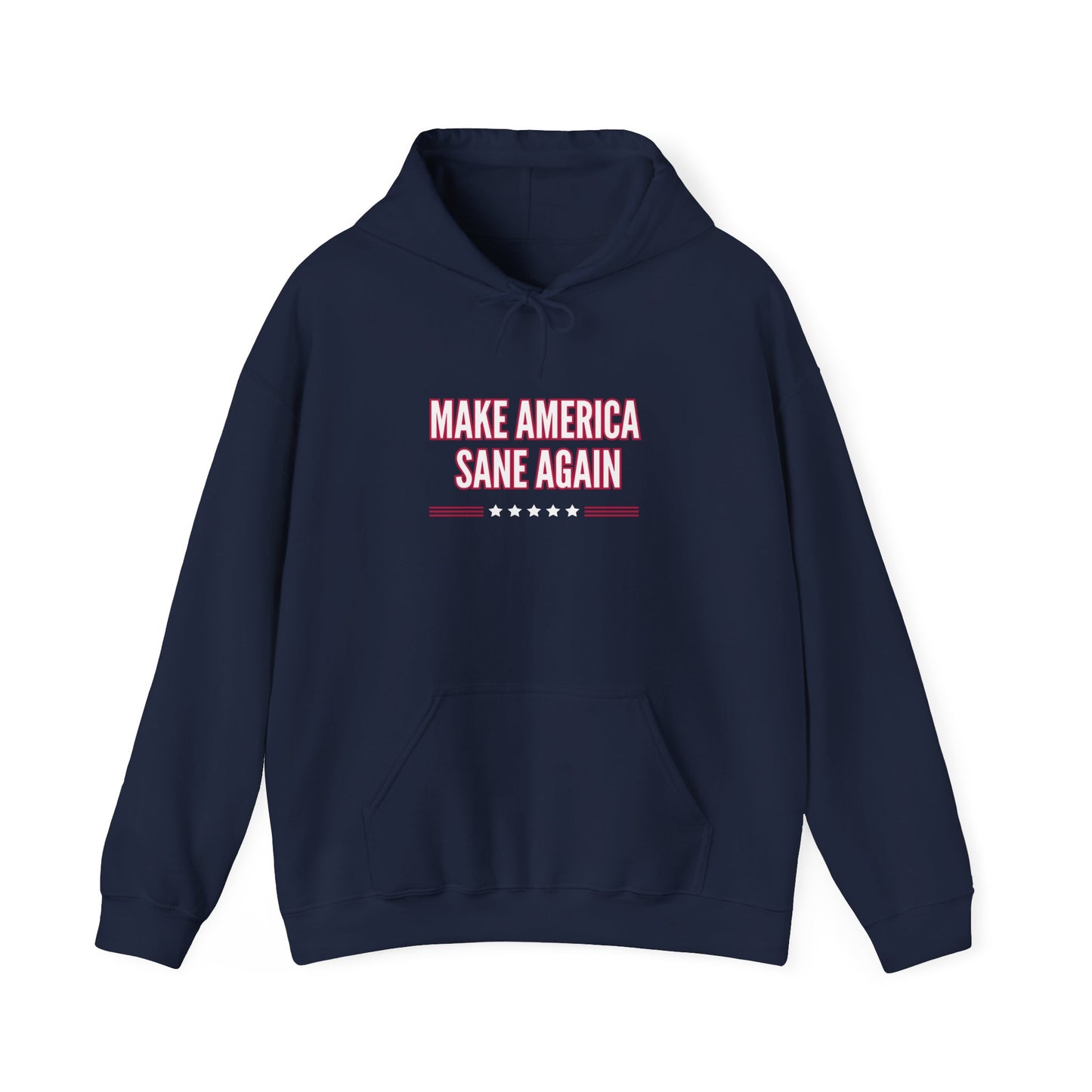 Unisex Heavy Blend™ Hooded Sweatshirt – "Make America Sane Again"