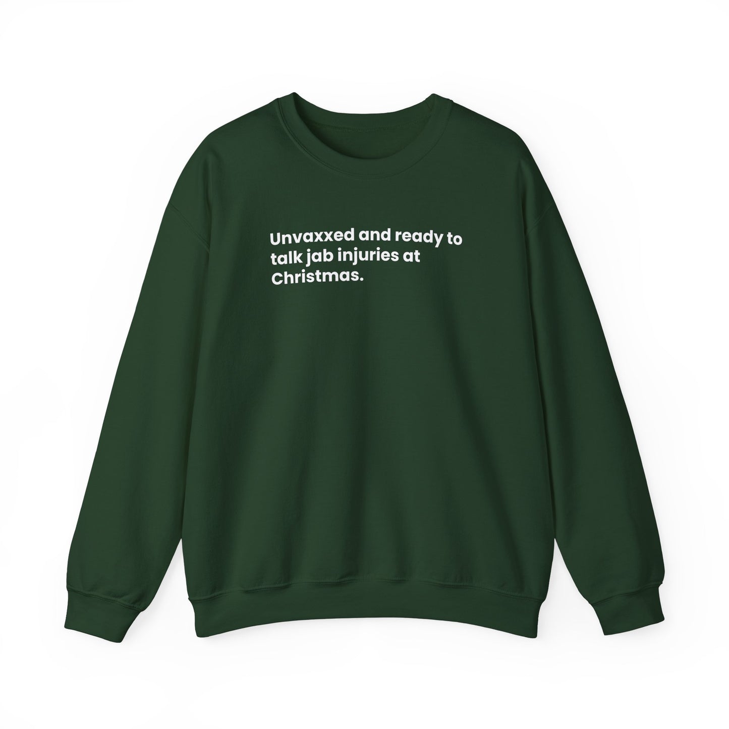 Unvaxxed Christmas Unisex Heavy Blend™ Crewneck Sweatshirt