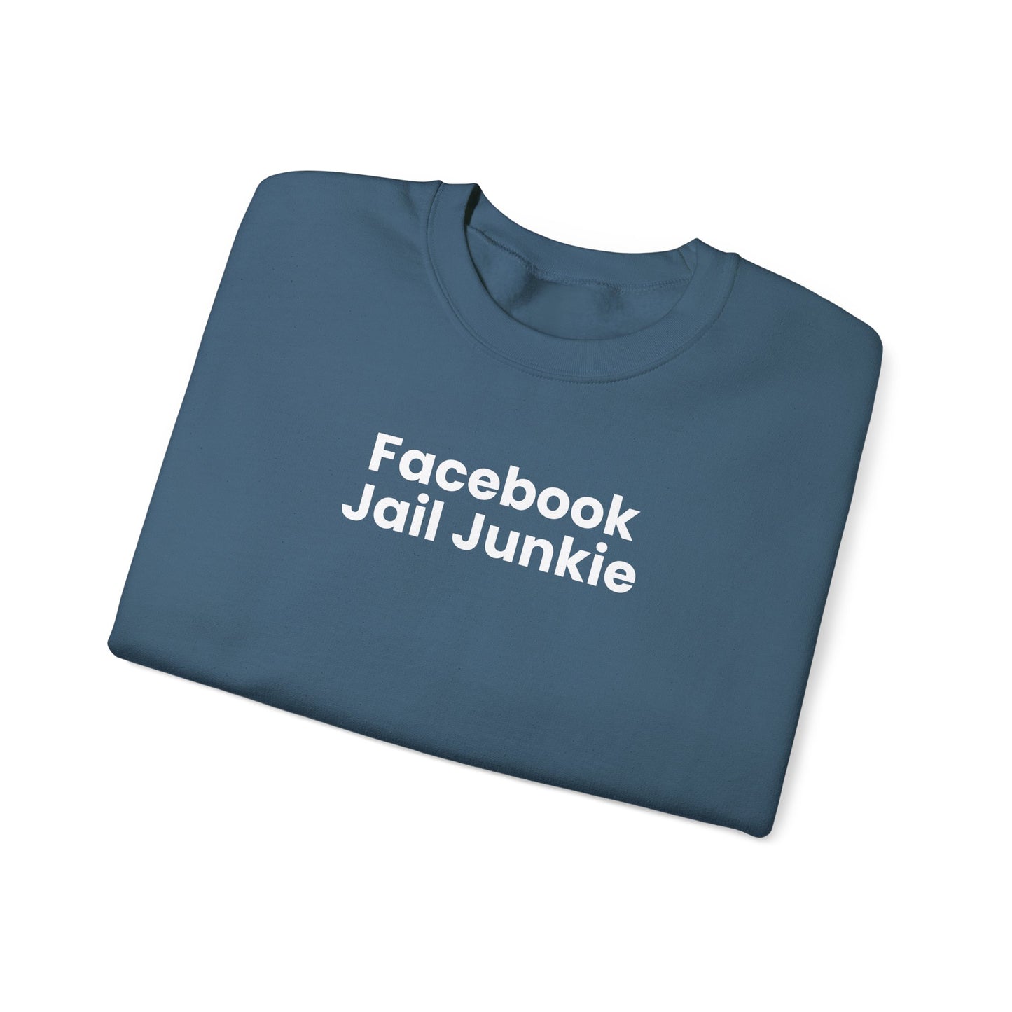 Facebook Jail Junkie Unisex Heavy Blend™ Crewneck Sweatshirt