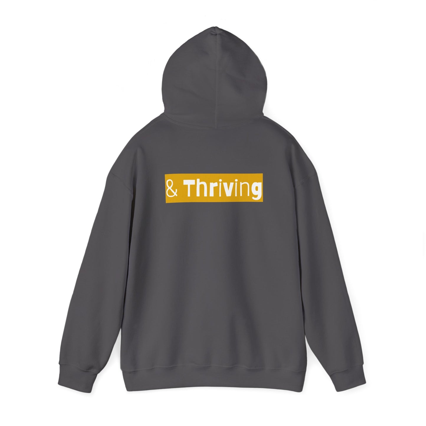 Unisex Heavy Blend™ Hooded Sweatshirt – "Unvaxxed & Thriving"