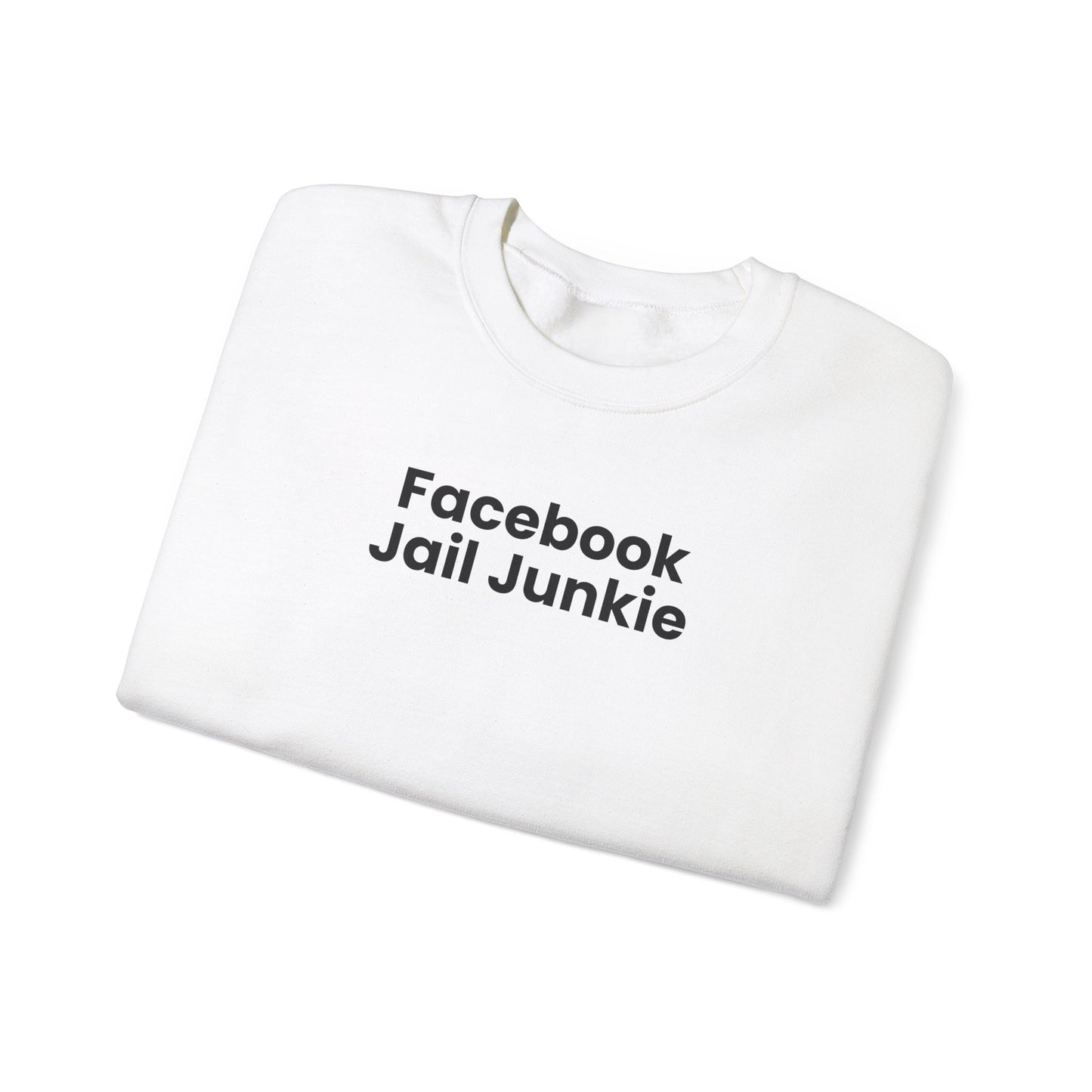 Facebook Jail Junkie Unisex Heavy Blend™ Crewneck Sweatshirt