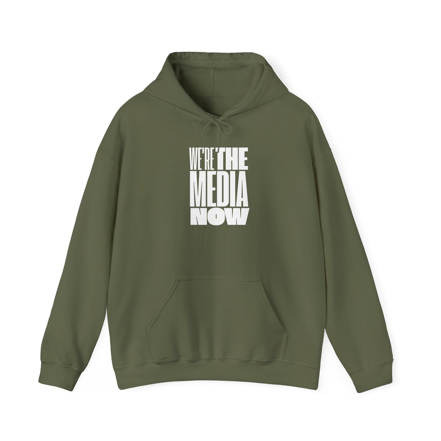 Unisex Heavy Blend™ Hooded Sweatshirt – "We're The Media Now"