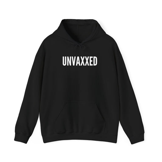 Unisex Heavy Blend™ Hooded Sweatshirt – "Unvaxxed & Thriving Bold"