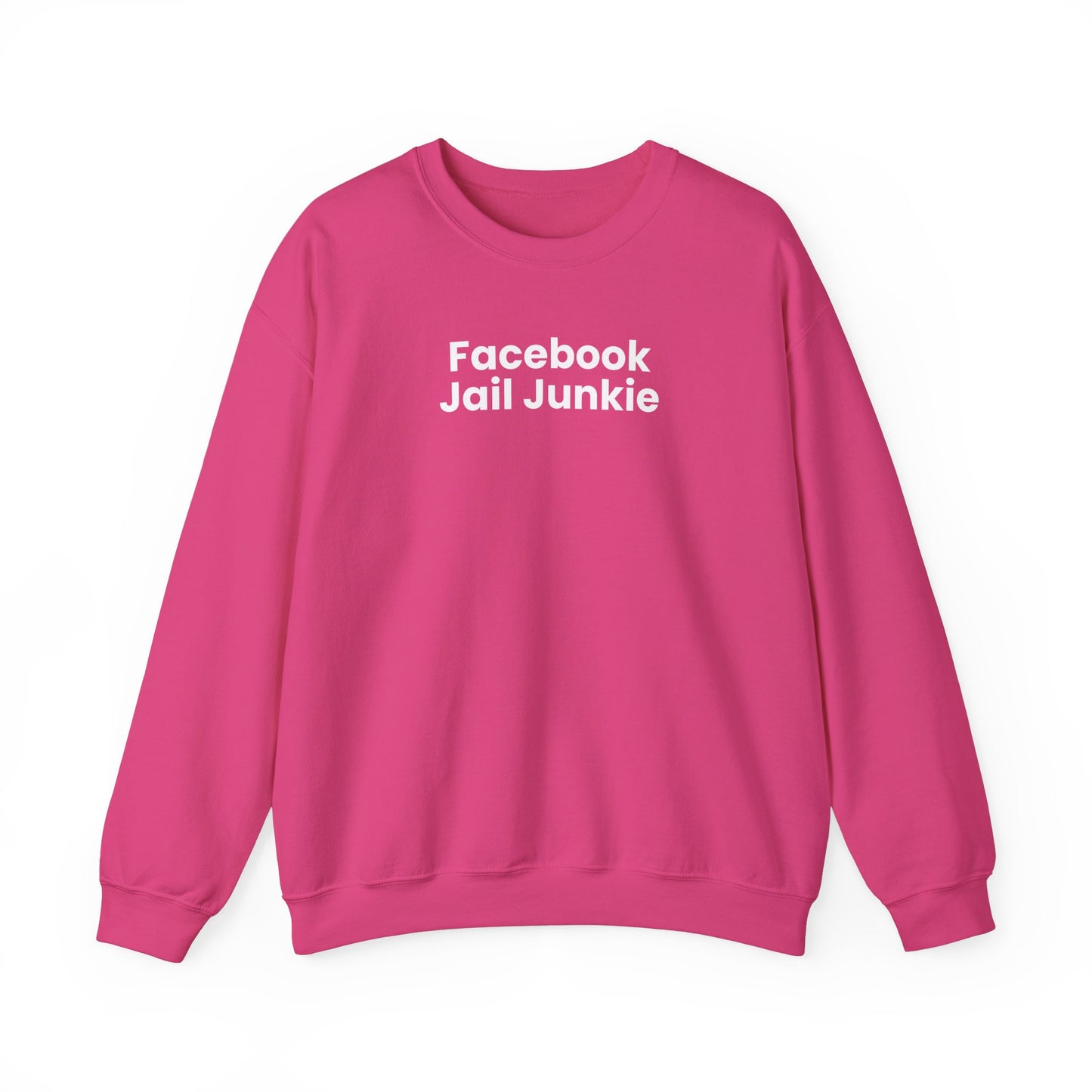 Facebook Jail Junkie Unisex Heavy Blend™ Crewneck Sweatshirt