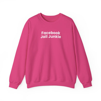 Facebook Jail Junkie Unisex Heavy Blend™ Crewneck Sweatshirt