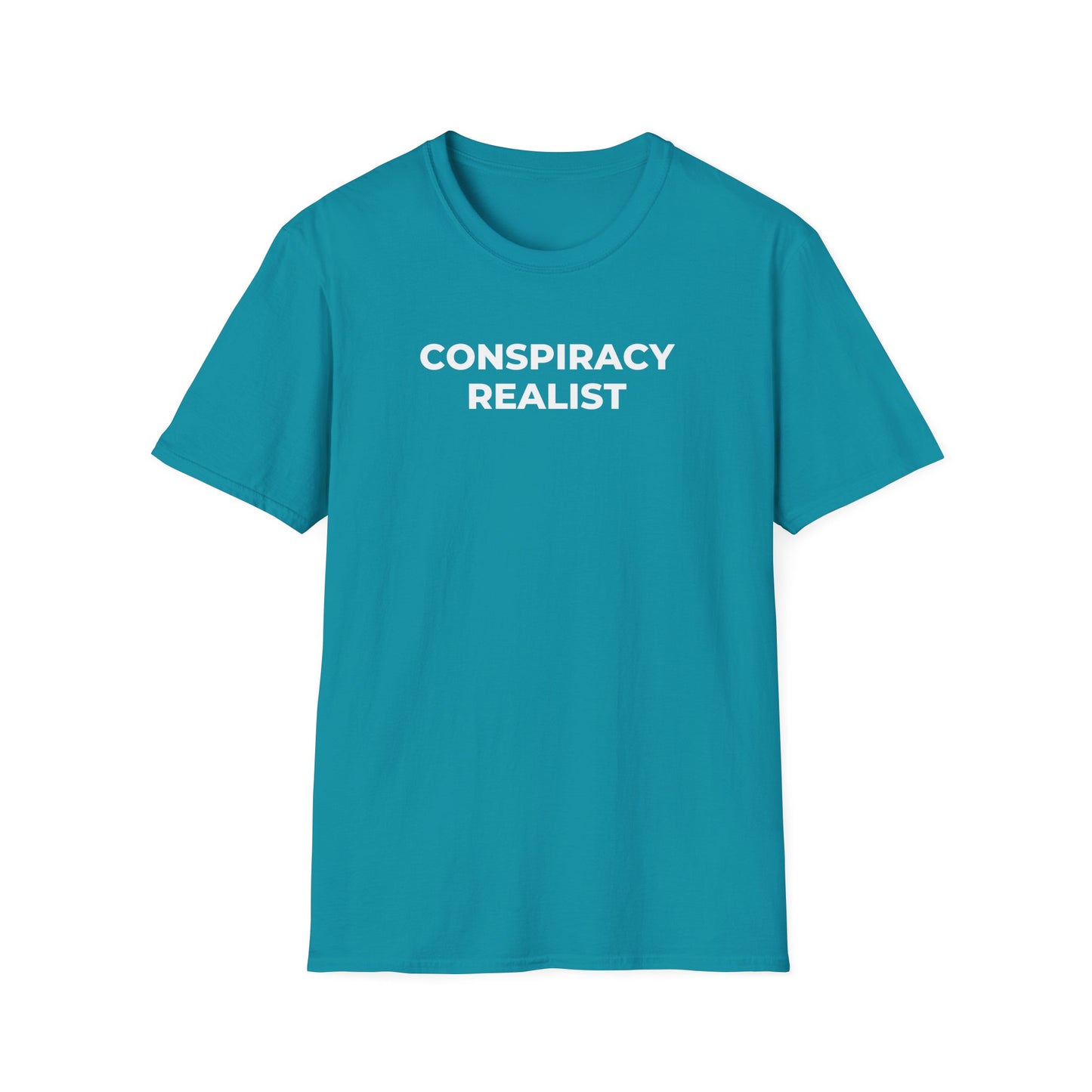 Unisex Soft-Style T-Shirt: "Conspiracy Realist"