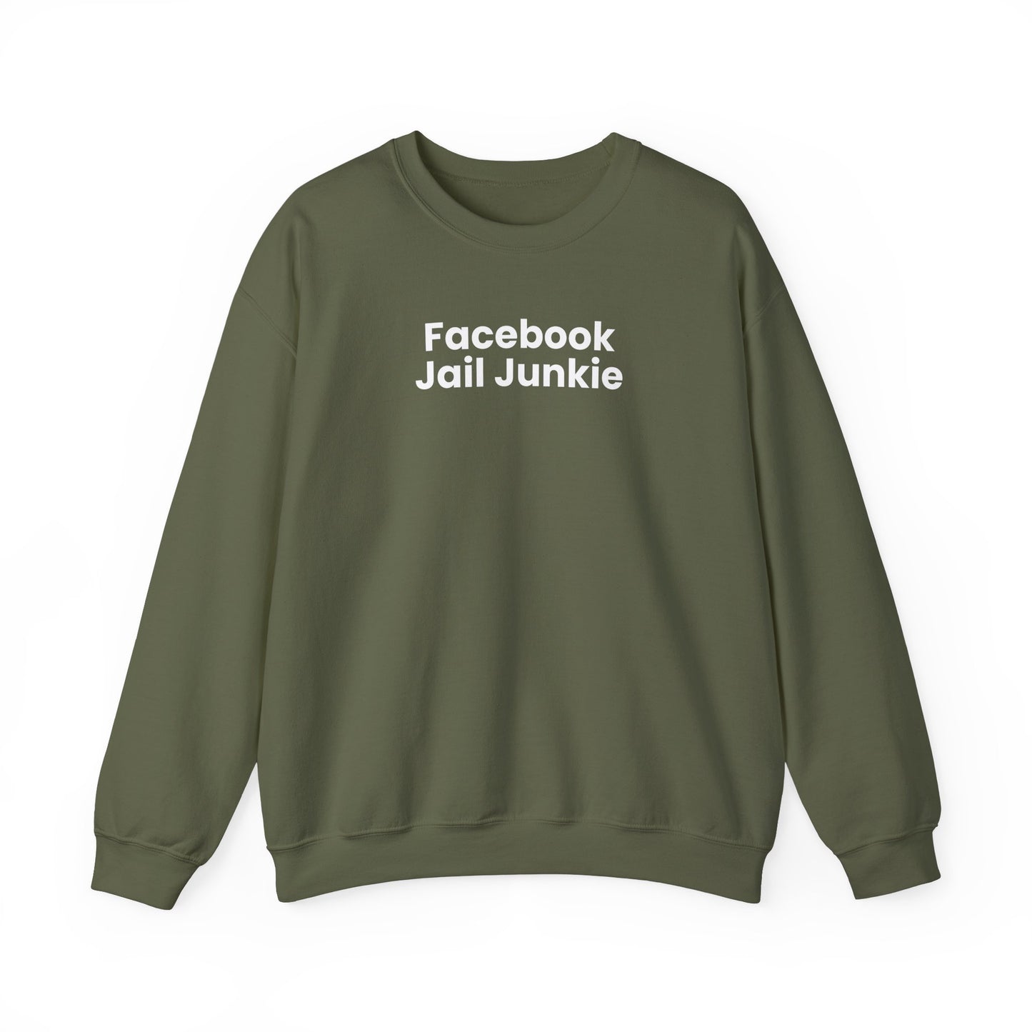 Facebook Jail Junkie Unisex Heavy Blend™ Crewneck Sweatshirt