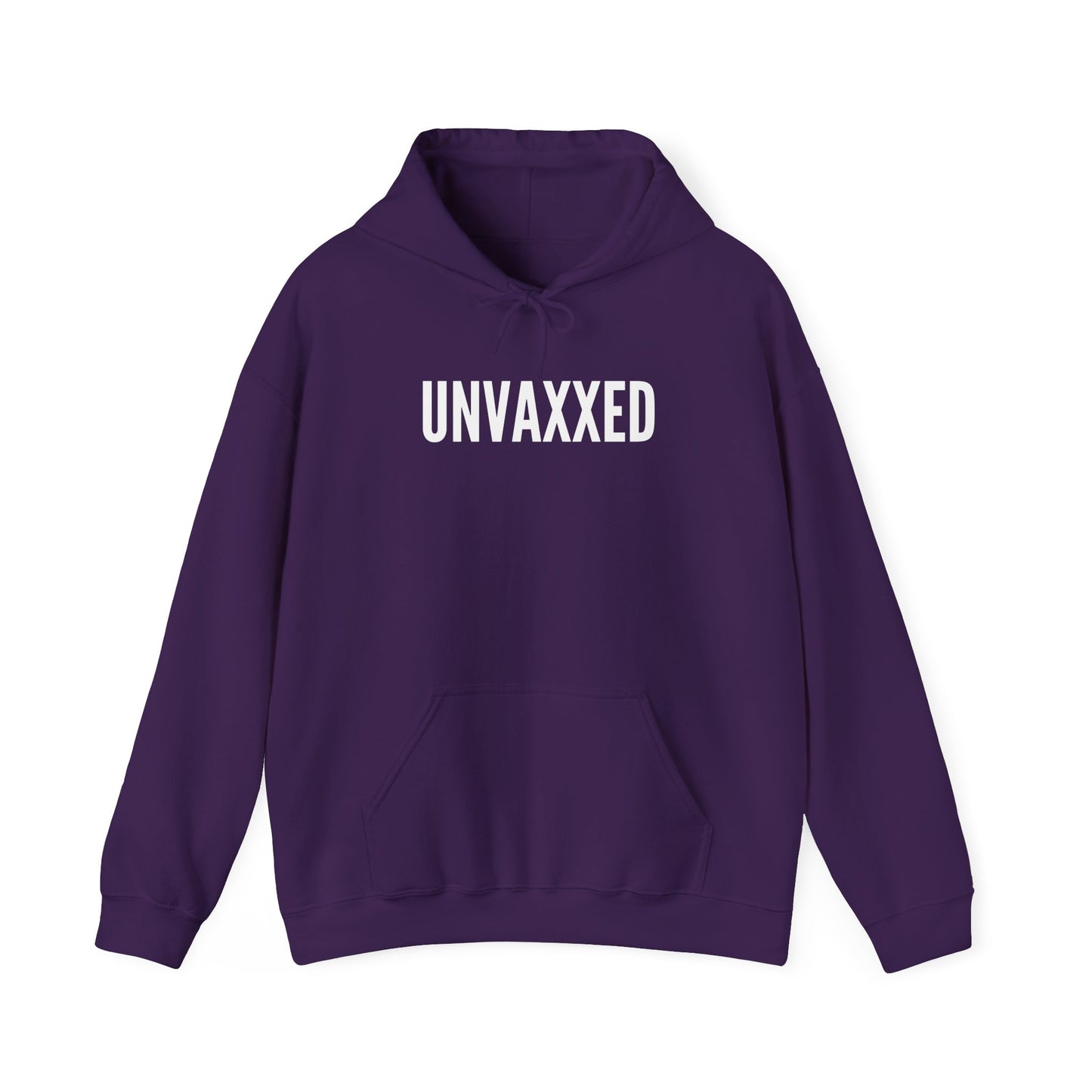 Unisex Heavy Blend™ Hooded Sweatshirt – "Unvaxxed & Thriving Bold"