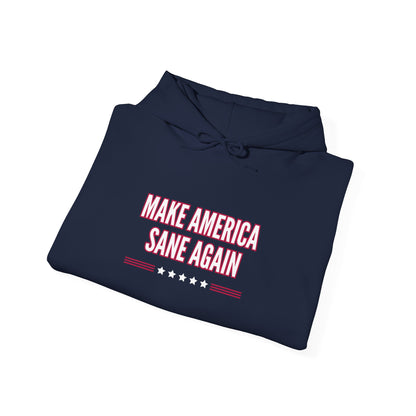 Unisex Heavy Blend™ Hooded Sweatshirt – "Make America Sane Again"