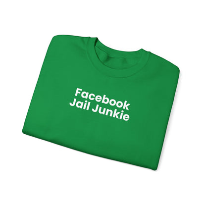 Facebook Jail Junkie Unisex Heavy Blend™ Crewneck Sweatshirt