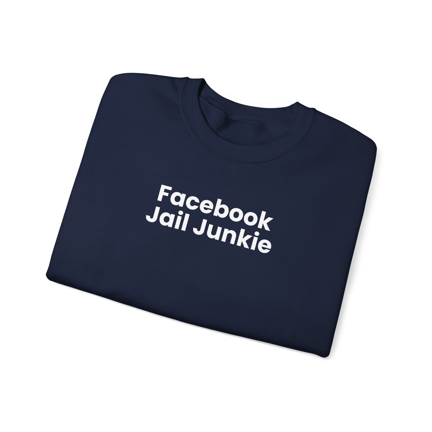 Facebook Jail Junkie Unisex Heavy Blend™ Crewneck Sweatshirt