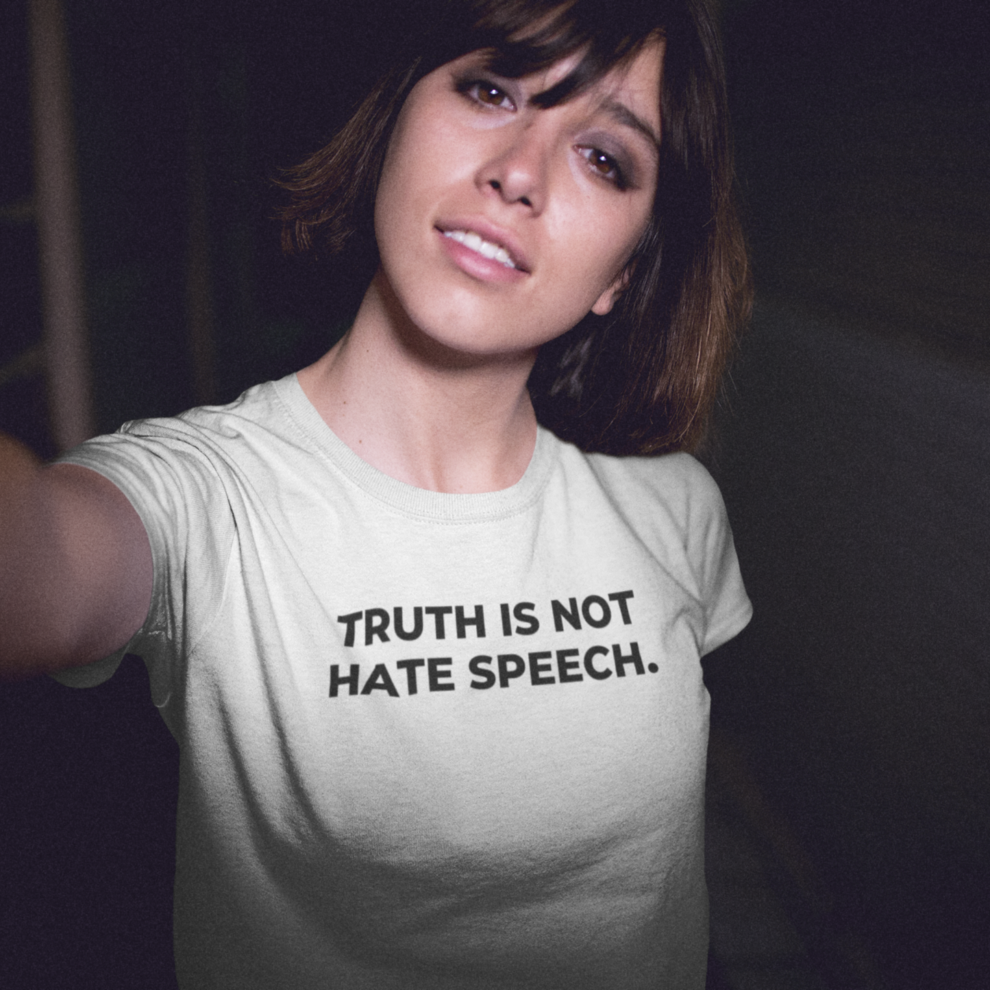 Unisex Soft-Style T-Shirt: "Truth Is Not Hate Speech"