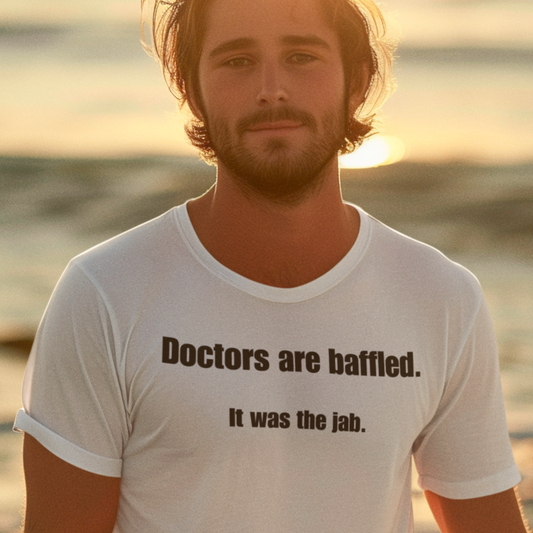 Unisex Soft-Style T-Shirt – "Doctors Are Baffled. It Was the Jab."